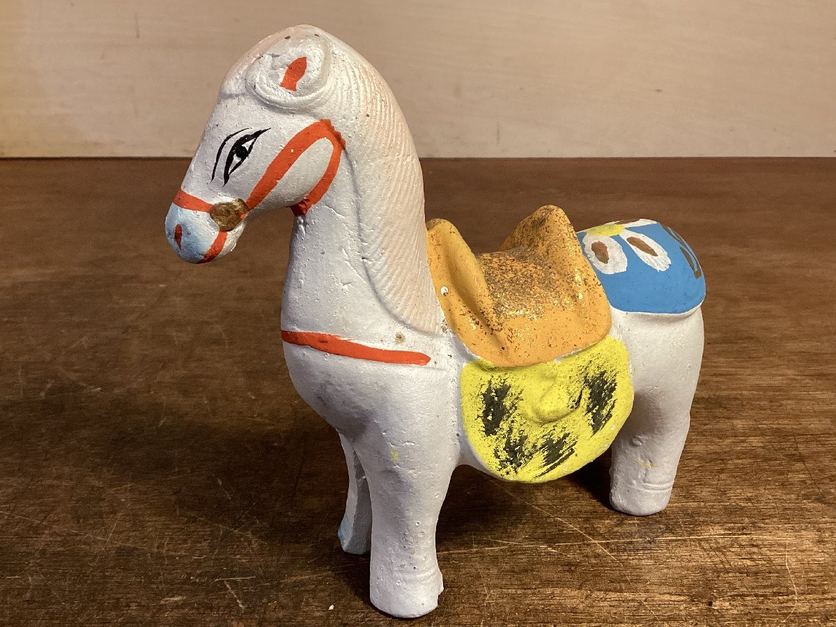 Yahoo!オークション - SS-5995 送料込 伏見人形 土人形 馬 白馬