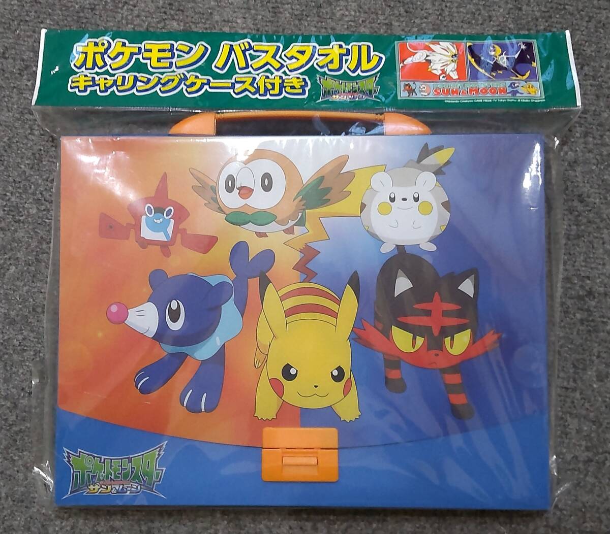 * Pocket Monster * Pokemon банное полотенце с чехлом для переноски .! ( не продается )