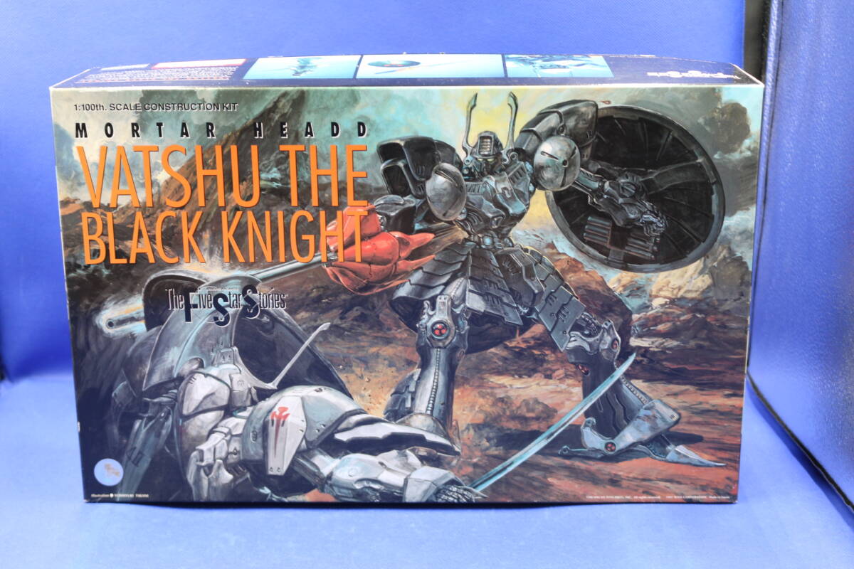 34-1 [現状品][箱イタミ]WAVE ウェーブ 1/100 バッシュ・ザ・ブラックナイト ファイブスター物語 FS-71