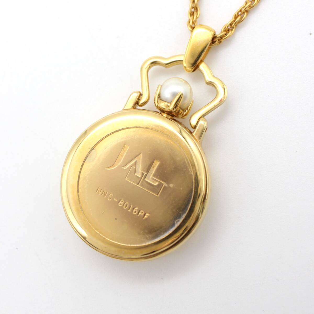 美品】MIKIMOTO JAL オリジナル パール ペンダント ウォッチ 美品】MIKIMOTO JAL オリジナル パール ペンダント ウォッチ