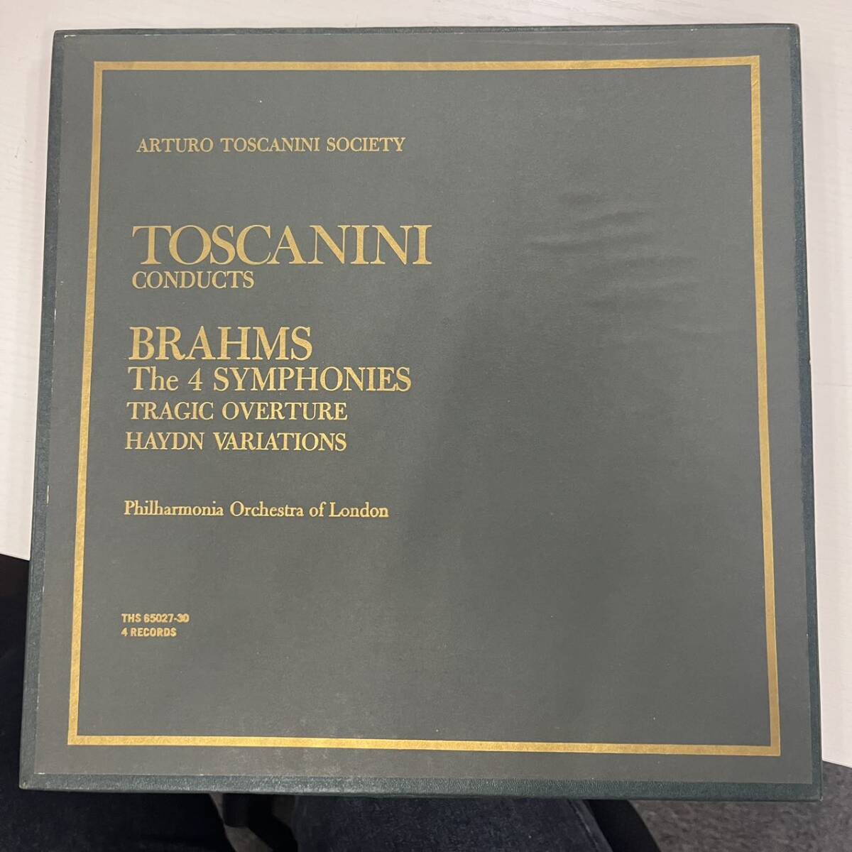 ＶＯＸ（トスカニーニ協会）トスカニーニ／フィルハーモニアＯ　ブラームス　交響曲全集　　THS65027-30 B1007030