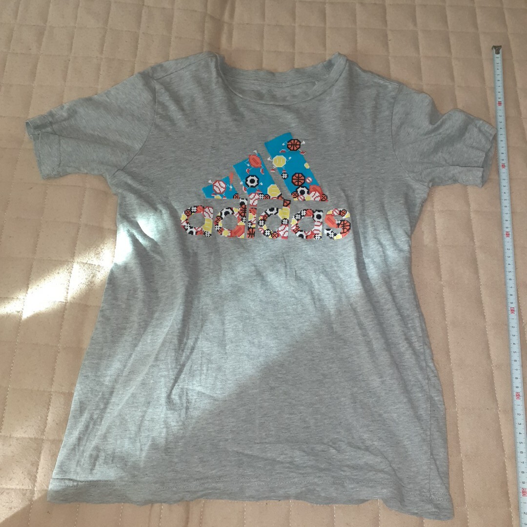 新作 adidas Tシャツ 半袖 150cm sports サッカー バレー バスケ アディダス