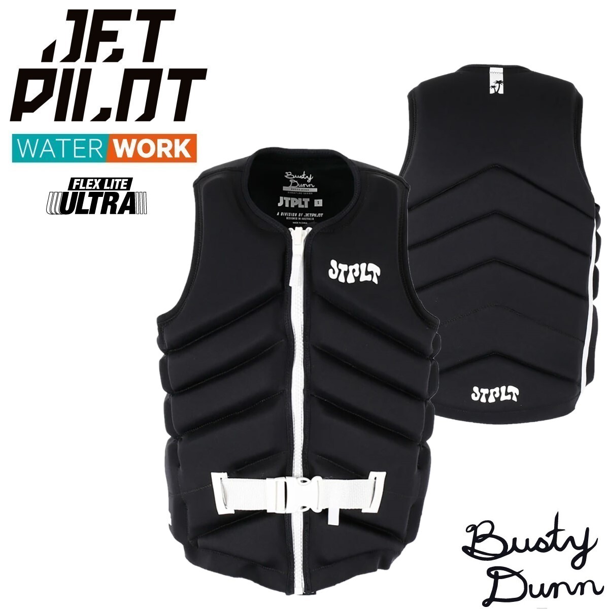 ジェットパイロット JETPILOT 2025 ライフジャケット 送料無料 バスティ X1 F/E ネオ ベスト JA24308 ブラック XL ウェイク サップ