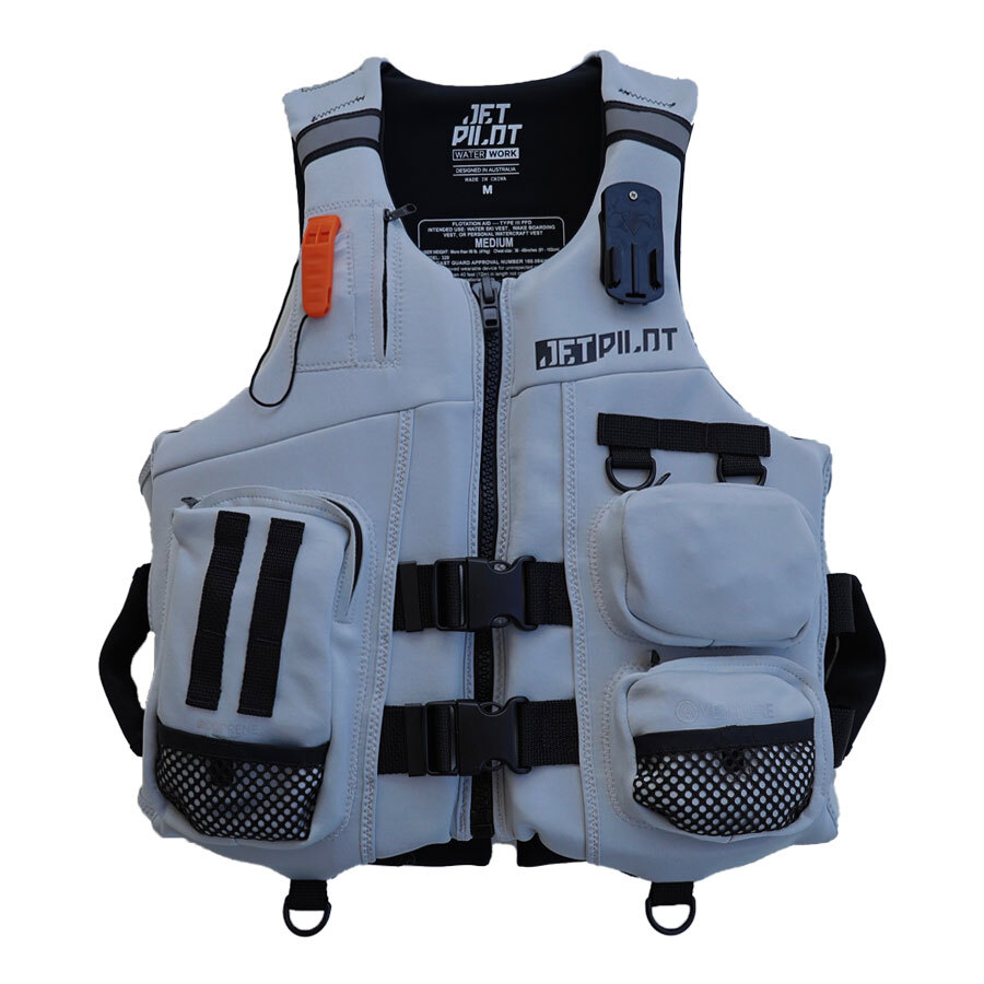 ジェットパイロット JETPILOT 2025 ライフジャケット JCI認(rèn)定 送料無(wú)料 ベンチャー ネオ CGA ベスト JA24218V-CGA グレー M