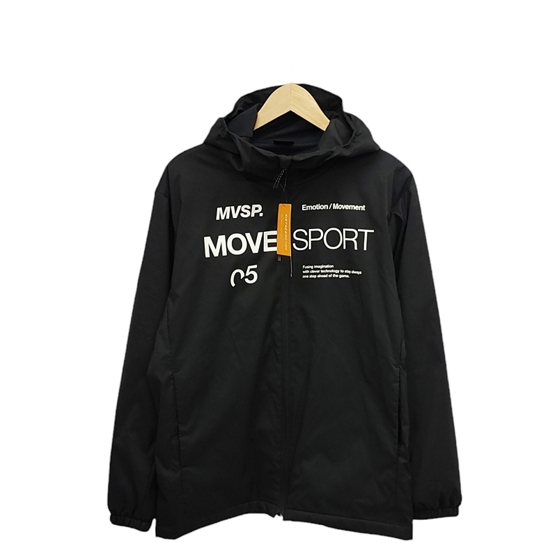 WC902E2 DESCENTE デサント AIR THERMOTION 軽量 保温 MOVE SPORT フルジップフーディー ジャケット Mサイズ ブラック DMMWJF32 /26