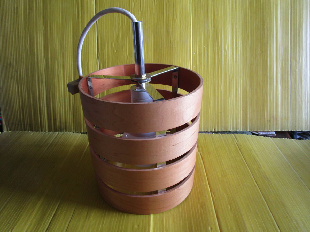 木製　天井照明ライト　パナボール付き　かんたん取付け　軽量　エコノミー　美品☆在庫処分 特価_画像7