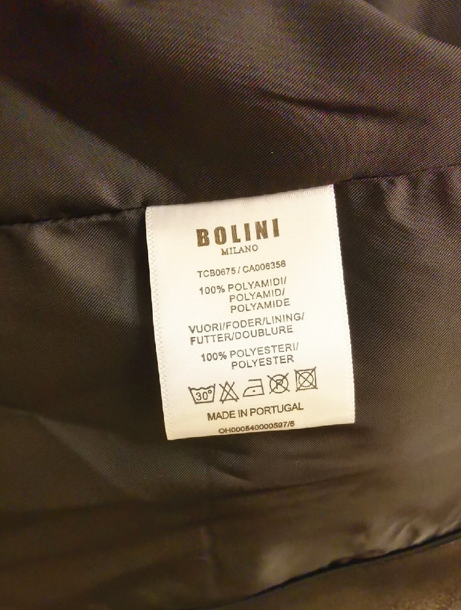  highest grade *EU made 10 ten thousand * Italy * milano departure *BOLINI* premium line * high quality suede leather * tailored jacket * Italy 48/L size 