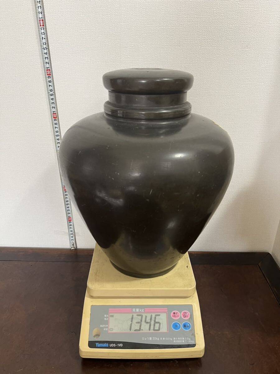 大型 茶壺 古錫 茶入 煎茶道具 茶心壺 錫製 茶壷 茶器 大型 茶壺 古錫 茶入 煎茶道具 茶心壺 錫製 茶壷 茶器