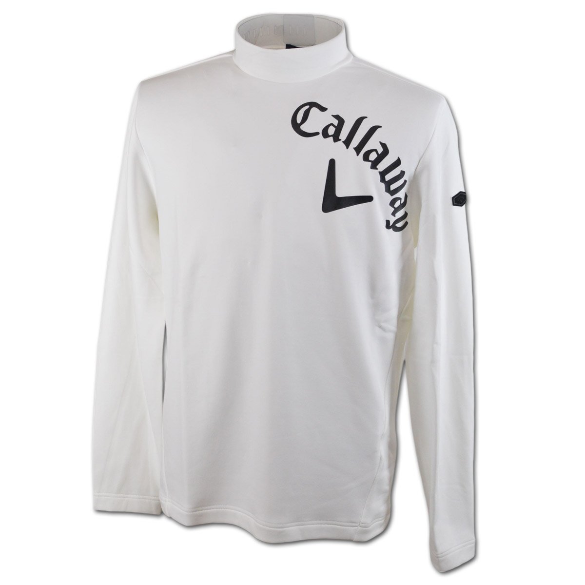 3割引【キャロウェイ メンズ】長袖ハイネックシャツ L 白 C24233110-1030 Callaway ゴルフ かっこいい おしゃれ モックネック @