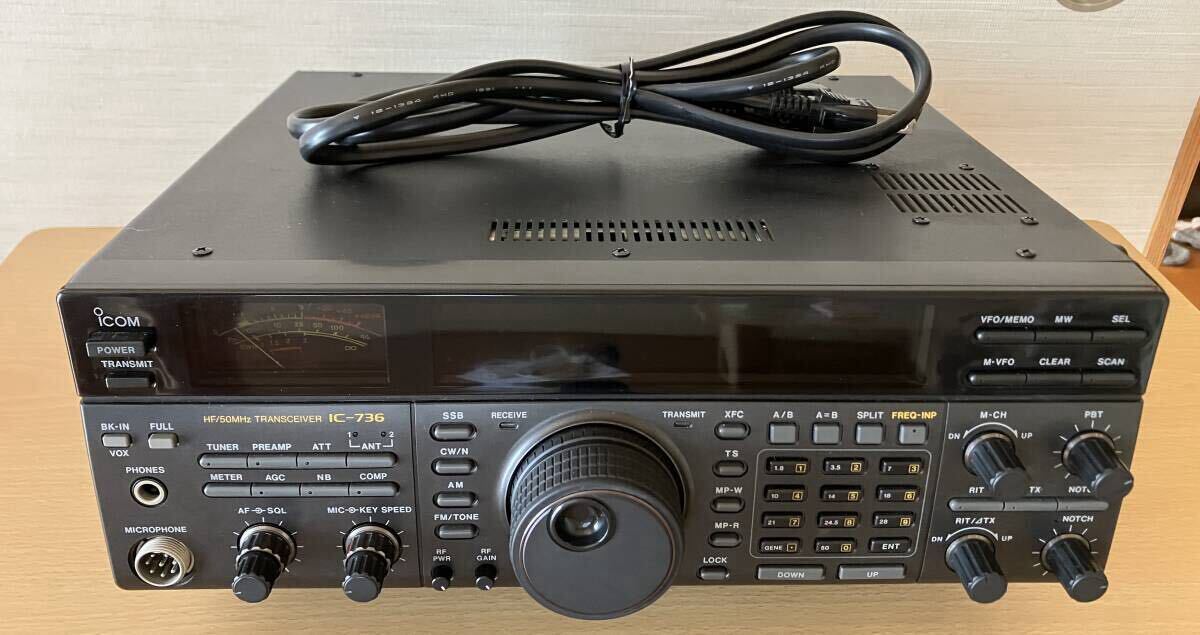 ICOM IC-736 100W HF/50MHz トランシーバー 最終値下げ Yahoo!オークション - ICOM アイコム トランシーバー IC-736 HF