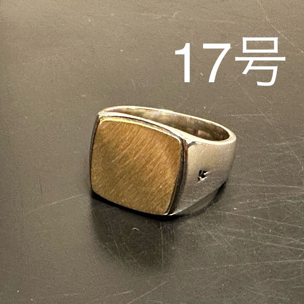 シルバー925 シグネットリング コンビ トムウッド好きな方どうぞ シルバー925 シグネットリング コンビ トムウッド好きな方どうぞ