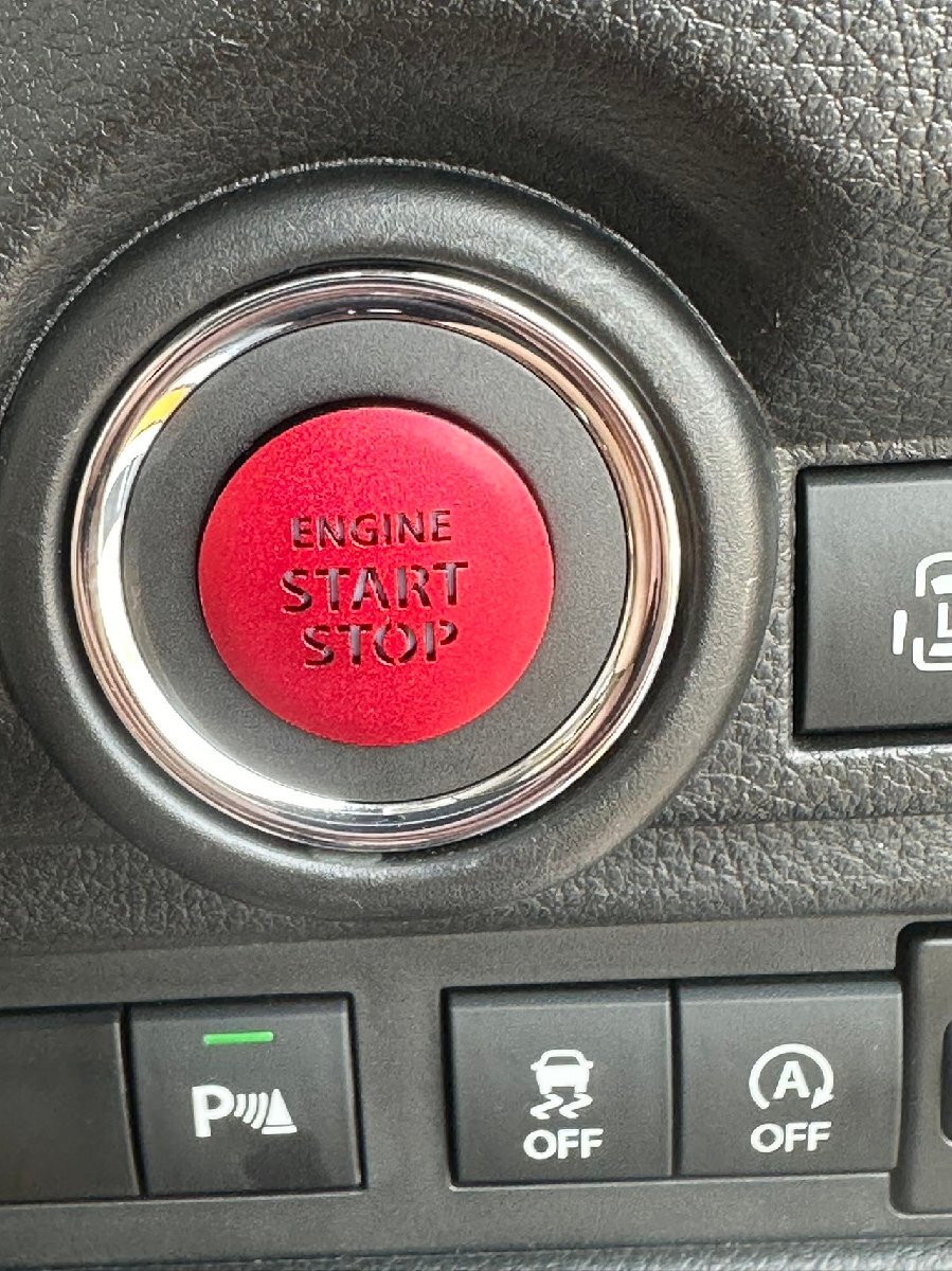 デザイン性UP? エンジン スターター スイッチ カバー 赤 スペーシアカスタム MK53S ハイブリッド GS XS XSターボ