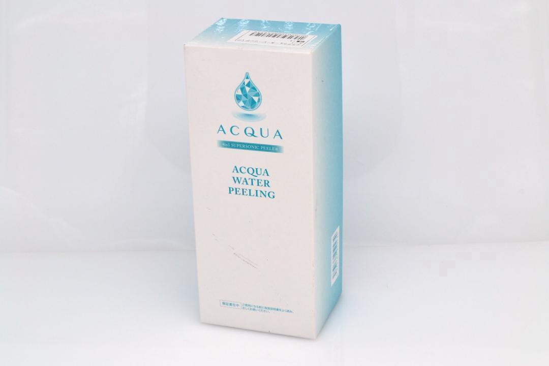 ★未使用★アクアウォーターピーリング 美顔器 充電式 ブルー ACQUA_画像7