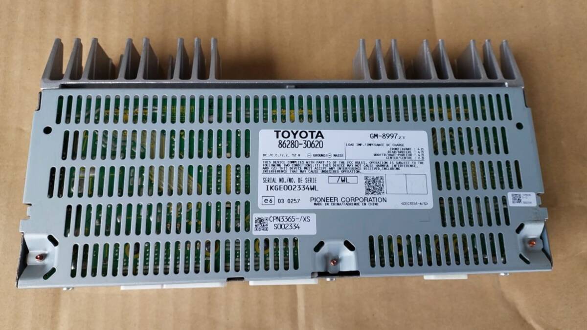 レクサス LEXUS GS350 GS450H GS460 HS250 等 パイオニア PIONEER 純正 オーディオアンプ 86280-30620 / GM-8997 ZT
