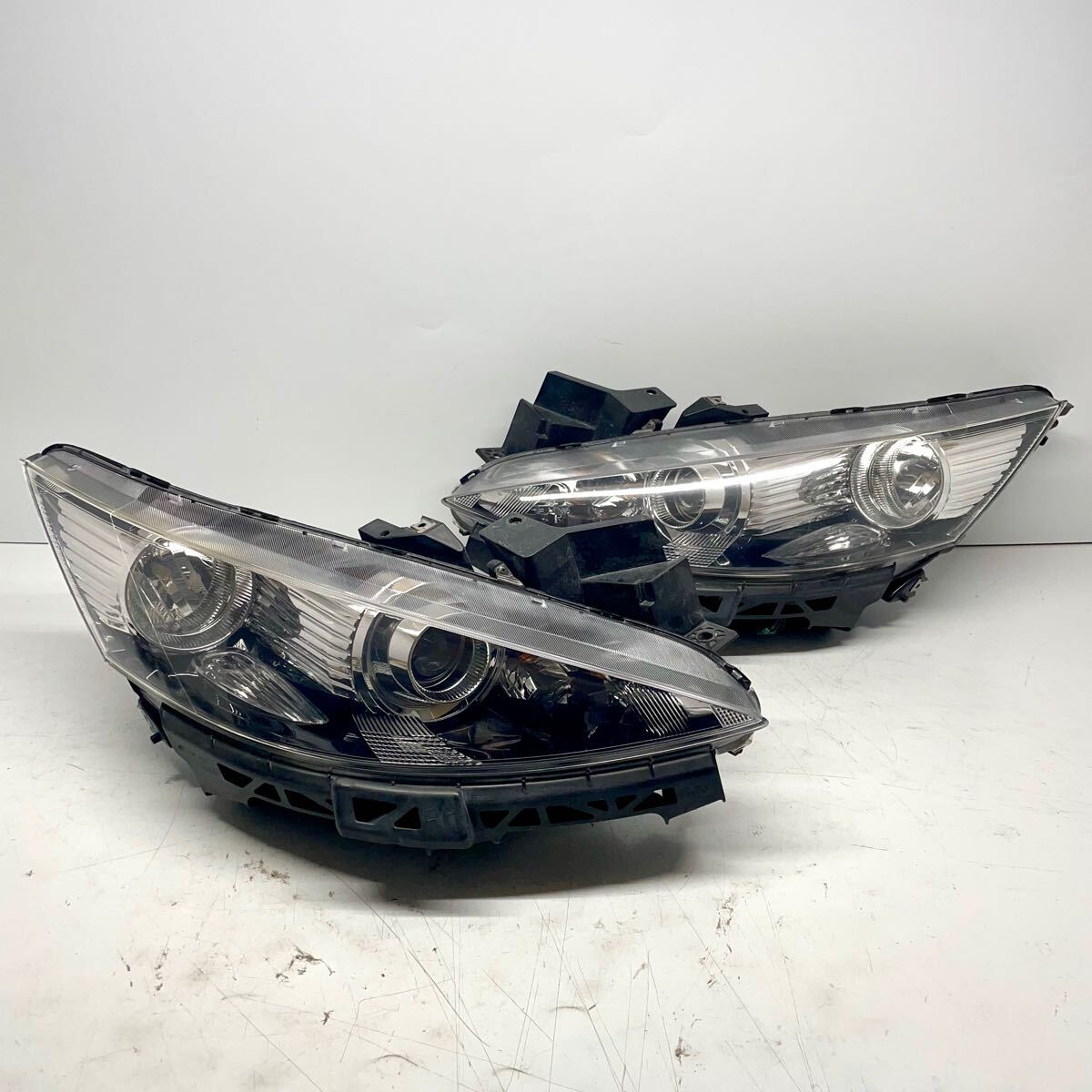 【コーティング済】マツダ CCEFW CCEAW CCFFW ビアンテ ヘッドライト ランプ レンズ 左右セット LR HID STANLEY P8161 P61068