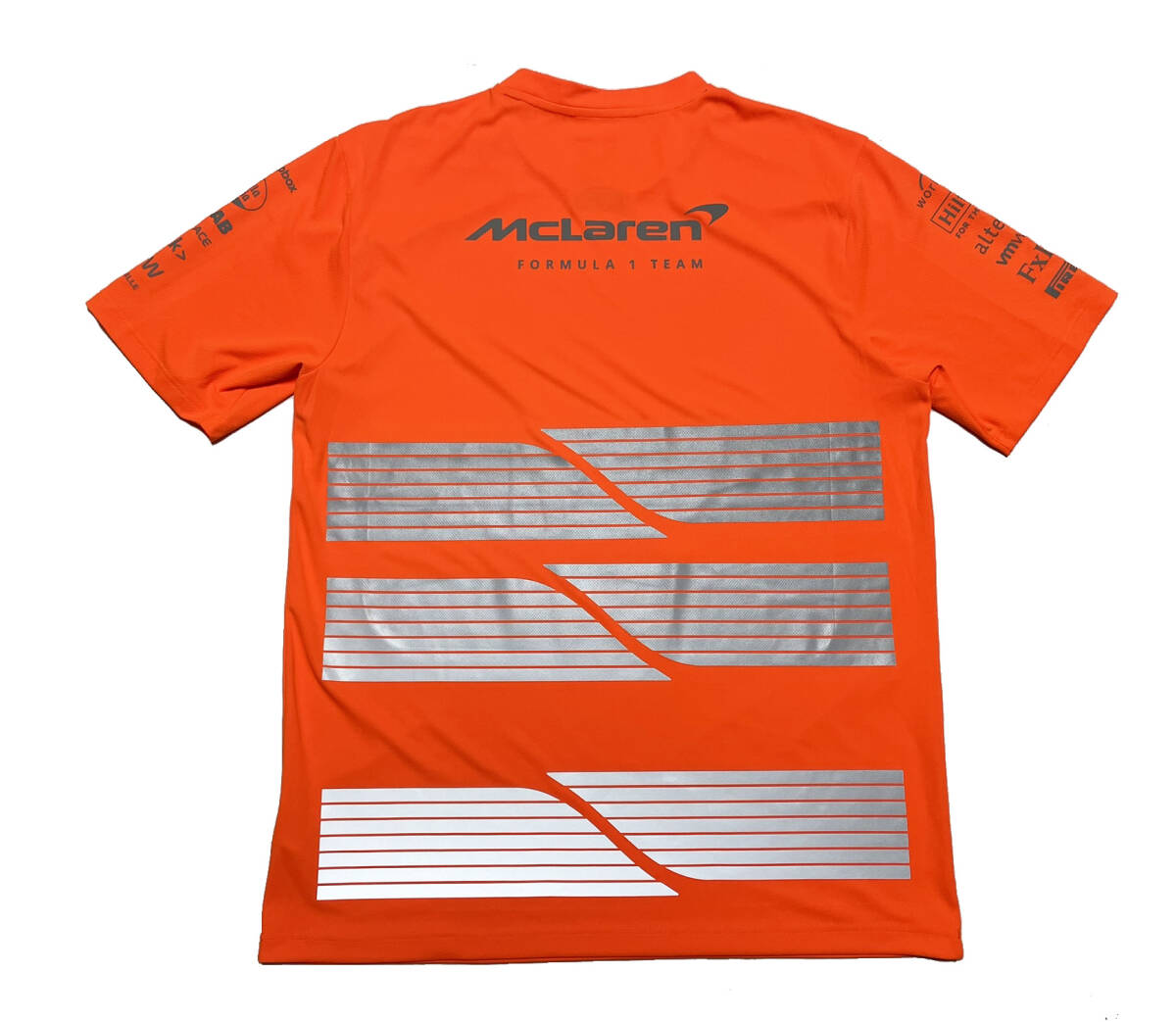 マクラーレン 2024 支給品 リフレクターTシャツ フルロゴ版 L 未 マクラーレン 2024 支給品 リフレクターTシャツ フルロゴ版 L 未