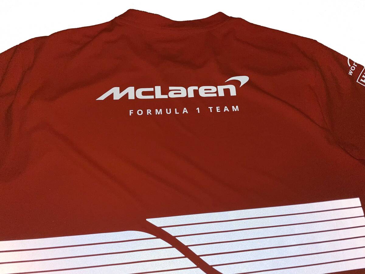 マクラーレン 2024 支給品 リフレクターTシャツ フルロゴ版 L 未 マクラーレン 2024 支給品 リフレクターTシャツ フルロゴ版 L 未