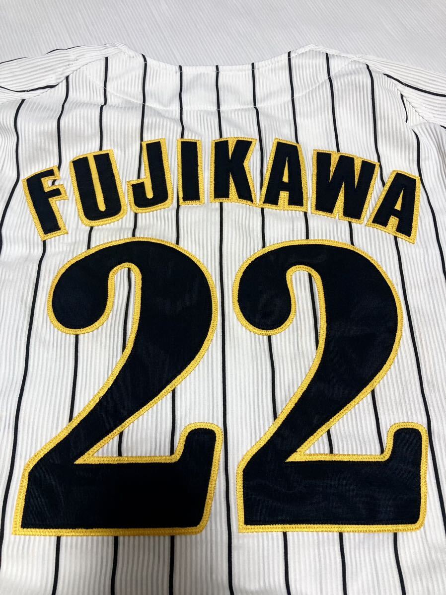 阪神タイガース ユニフォーム 藤川 22番 阪神タイガース 藤川球児 刺繍 ユニフォーム 背番号22