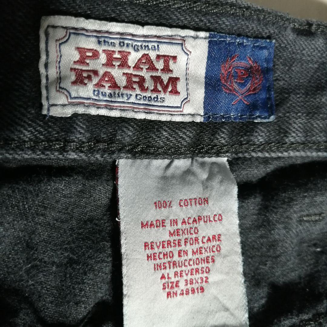 00s PHATFARM ファットファーム ブラックデニム パンツ ジーンズ 00s PHATFARM ファットファーム ブラックデニム パンツ ジーンズ