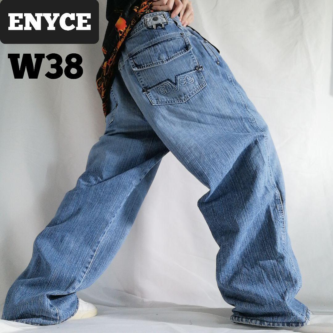 00s ENYCE エニーチェ 刺繍ロゴ バギーパンツ デニムパンツ 00s ENYCE エニーチェ 刺繍ロゴ バギーパンツ デニムパンツ