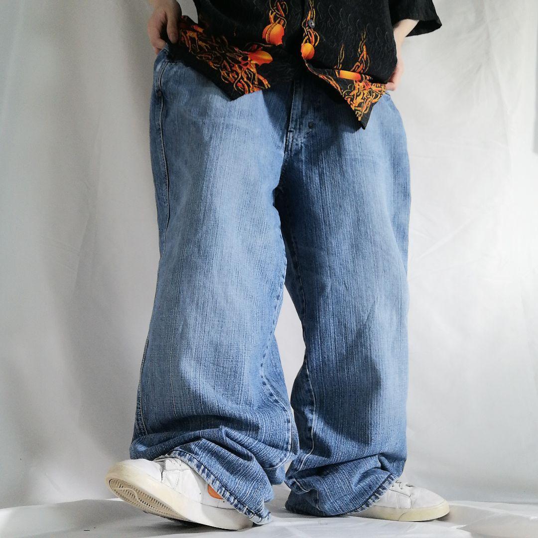 00s ENYCE エニーチェ 刺繍ロゴ バギーパンツ デニムパンツ 00s ENYCE エニーチェ 刺繍ロゴ バギーパンツ デニムパンツ