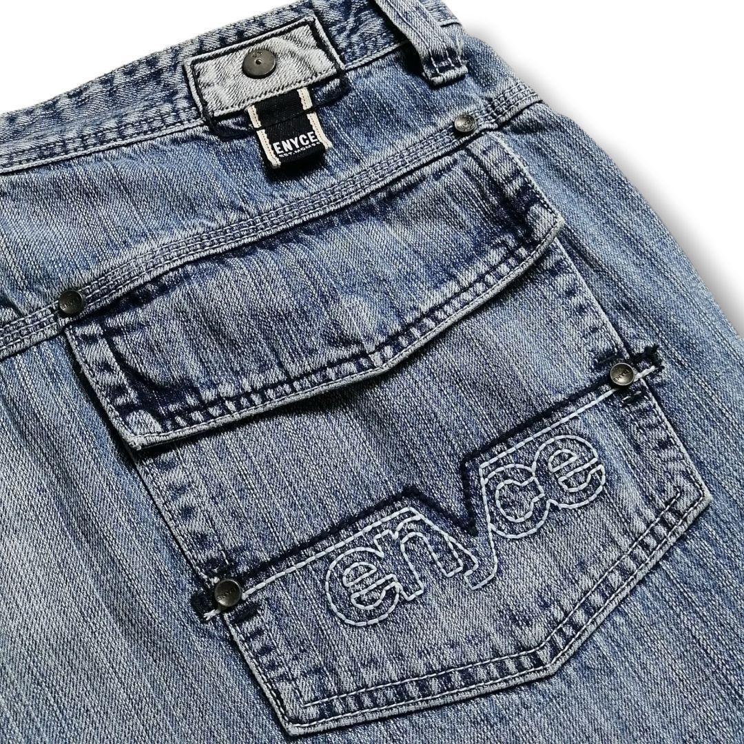 00s ENYCE エニーチェ 刺繍ロゴ バギーパンツ デニムパンツ 00s ENYCE エニーチェ 刺繍ロゴ バギーパンツ デニムパンツ