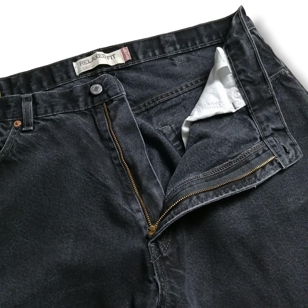 00s Levi's リーバイス550 ブラックデニム ジーンズ 極太 00s Levi's リーバイス550 ブラックデニム ジーンズ 極太