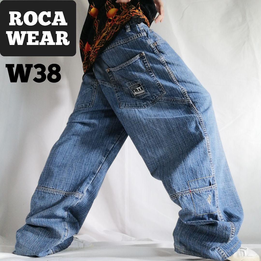 90s ROCAWEAR ロカウェア バギーデニムパンツ 極太 ワイド 90s ROCAWEAR ロカウェア バギーデニムパンツ 極太 ワイド