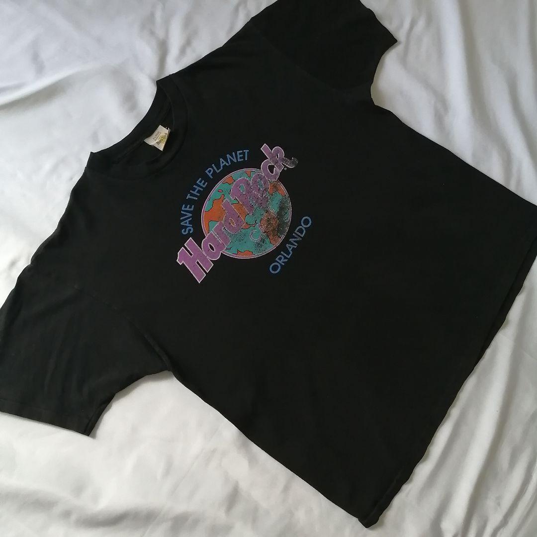 HardRockCAFE ORLANDO ヴィンテージT 90s 袖裾シングル(90s HardRockCAFE ORLANDO ヴィンテージT 90s 袖裾シングル(90s