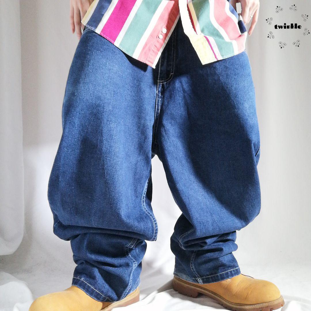 00s SOUTHPOLE サウスポール 極太 バギーデニムパンツ ジーンズ 00s SOUTHPOLE サウスポール 極太 バギーデニムパンツ ジーンズ