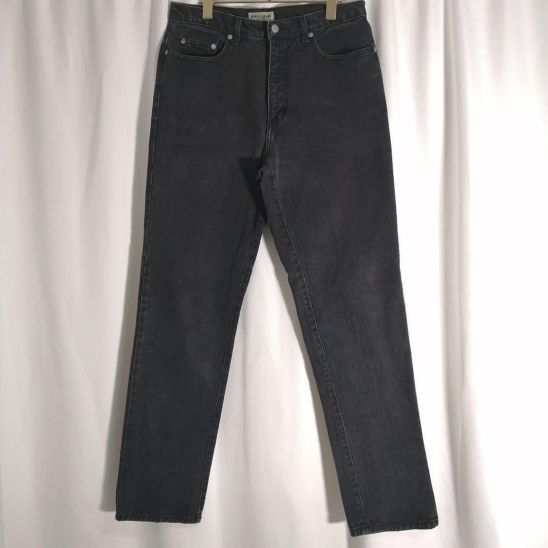 90s USA製 GUESS JEANS ゲス ブラックデニム ジーンズ 90s USA製 GUESS JEANS ゲス ブラックデニム ジーンズ