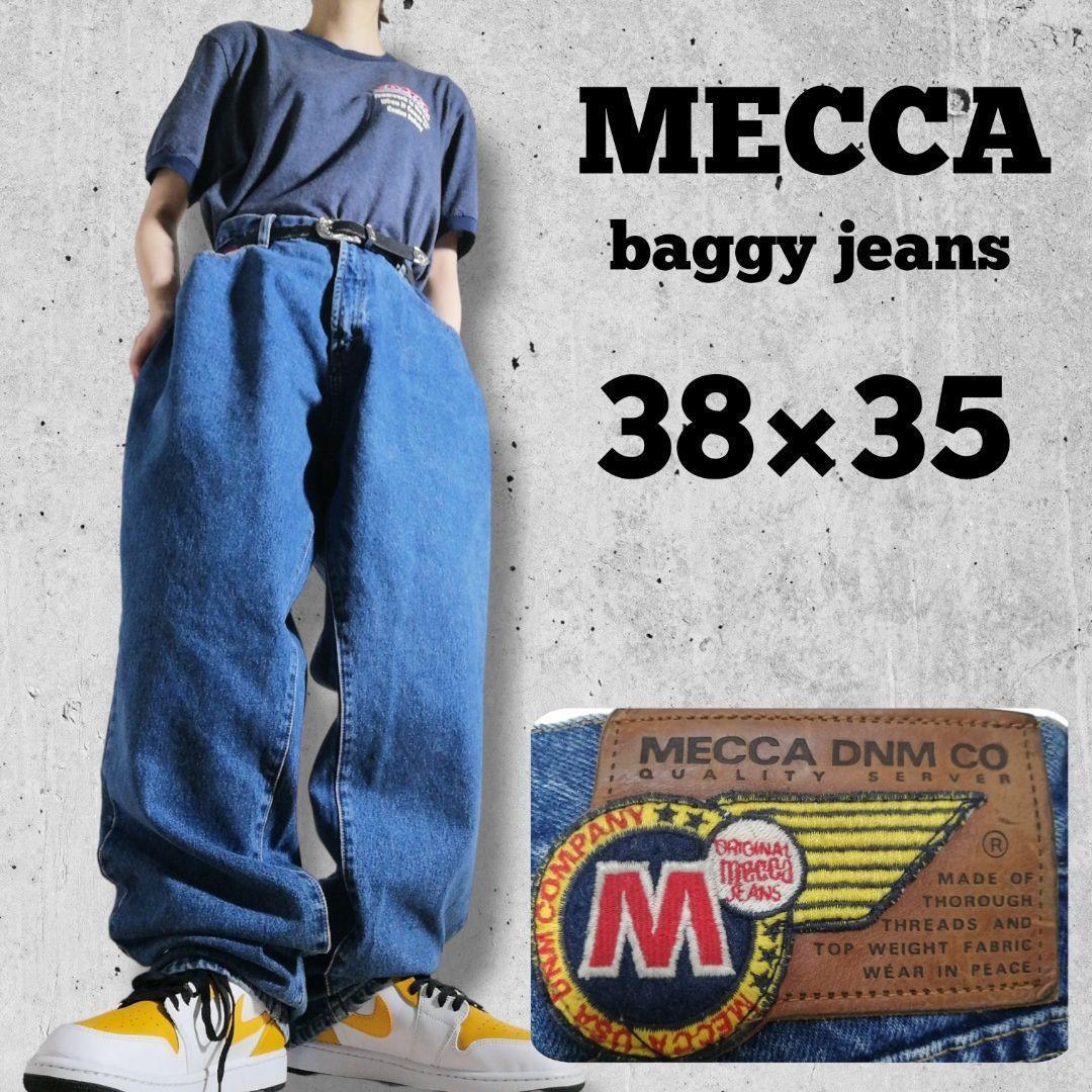 90s MECCA メッカ バギーパンツ 超極太 ワイドテーパード デニム 90s MECCA メッカ バギーパンツ 超極太 ワイドテーパード デニム