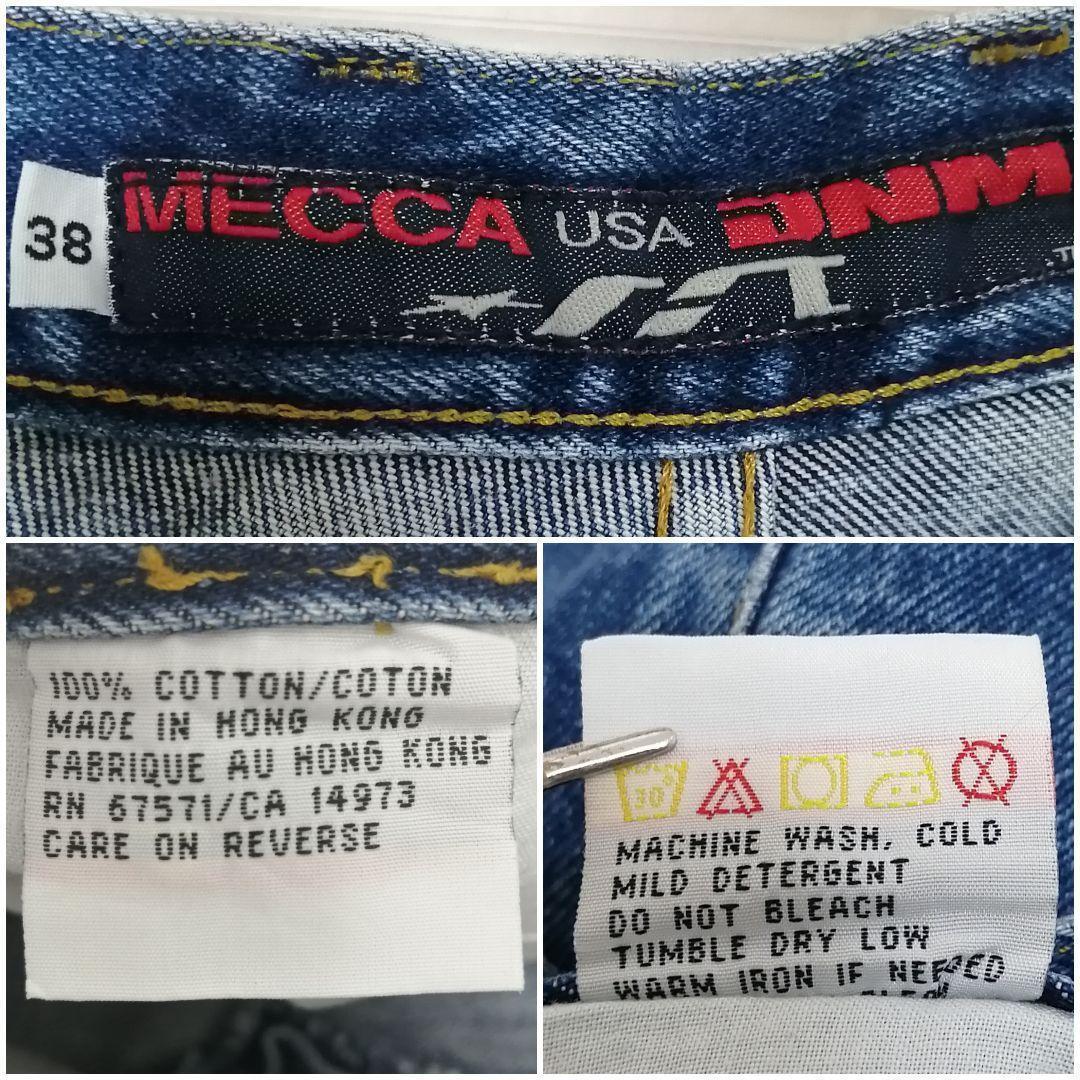 90s MECCA メッカ バギーパンツ 超極太 ワイドテーパード デニム 90s MECCA メッカ バギーパンツ 超極太 ワイドテーパード デニム