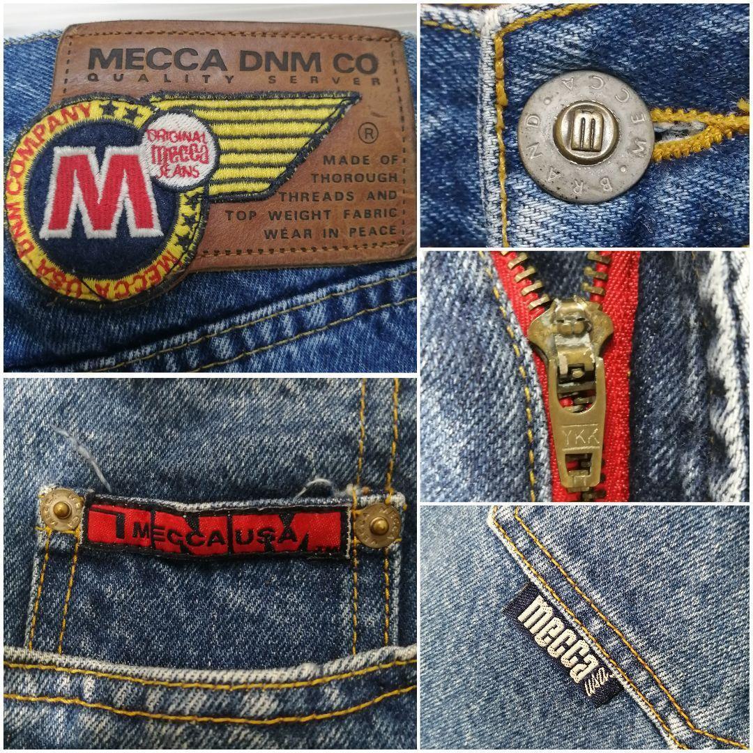 90s MECCA メッカ バギーパンツ 超極太 ワイドテーパード デニム 90s MECCA メッカ バギーパンツ 超極太 ワイドテーパード デニム