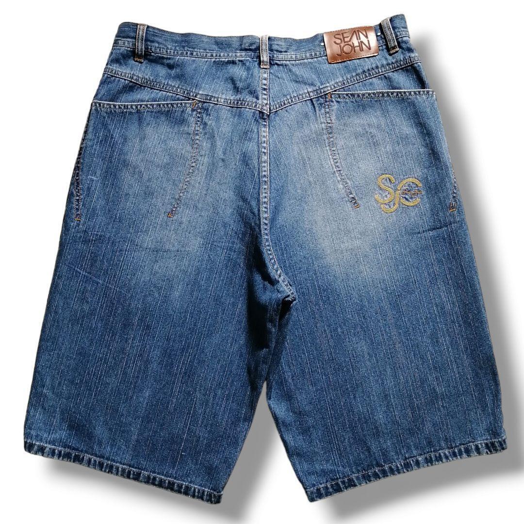 00s SEAN JOHN ショーンジョン バギーショーツ デニム ハーフ 00s SEAN JOHN ショーンジョン バギーショーツ デニム ハーフ