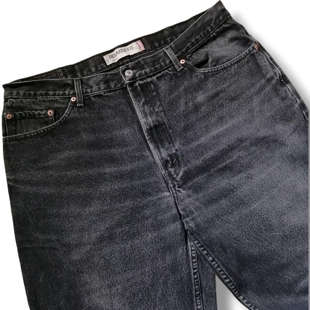 00s Levis リーバイス550 ブラックデニム ジーンズ バギーパンツ 00s Levis リーバイス550 ブラックデニム ジーンズ バギーパンツ