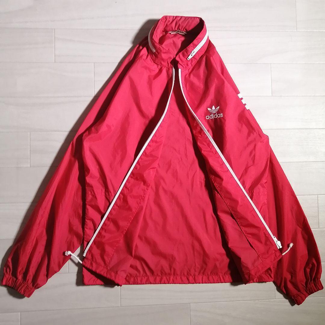 超希少 デサント製 80s adidas ナイロンジャケット ヴィンテージ 超希少 デサント製 80s adidas ナイロンジャケット ヴィンテージ