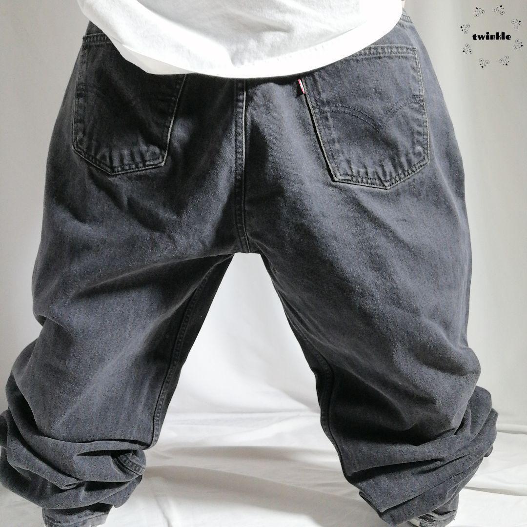 リーバイス560 90s 90年代 Levi's ブラックデニム ジーンズ 極太 リーバイス560 90s 90年代 Levi's ブラックデニム ジーンズ 極太