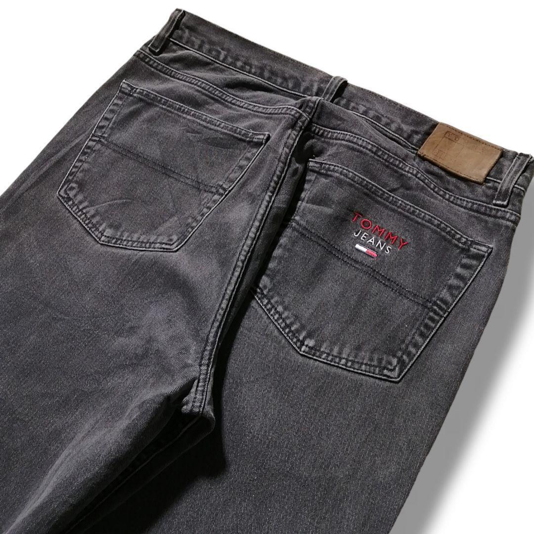 90s TOMMY JEANS トミージーンズ トミーヒルフィガー ブラック 90s TOMMY JEANS トミージーンズ トミーヒルフィガー ブラック