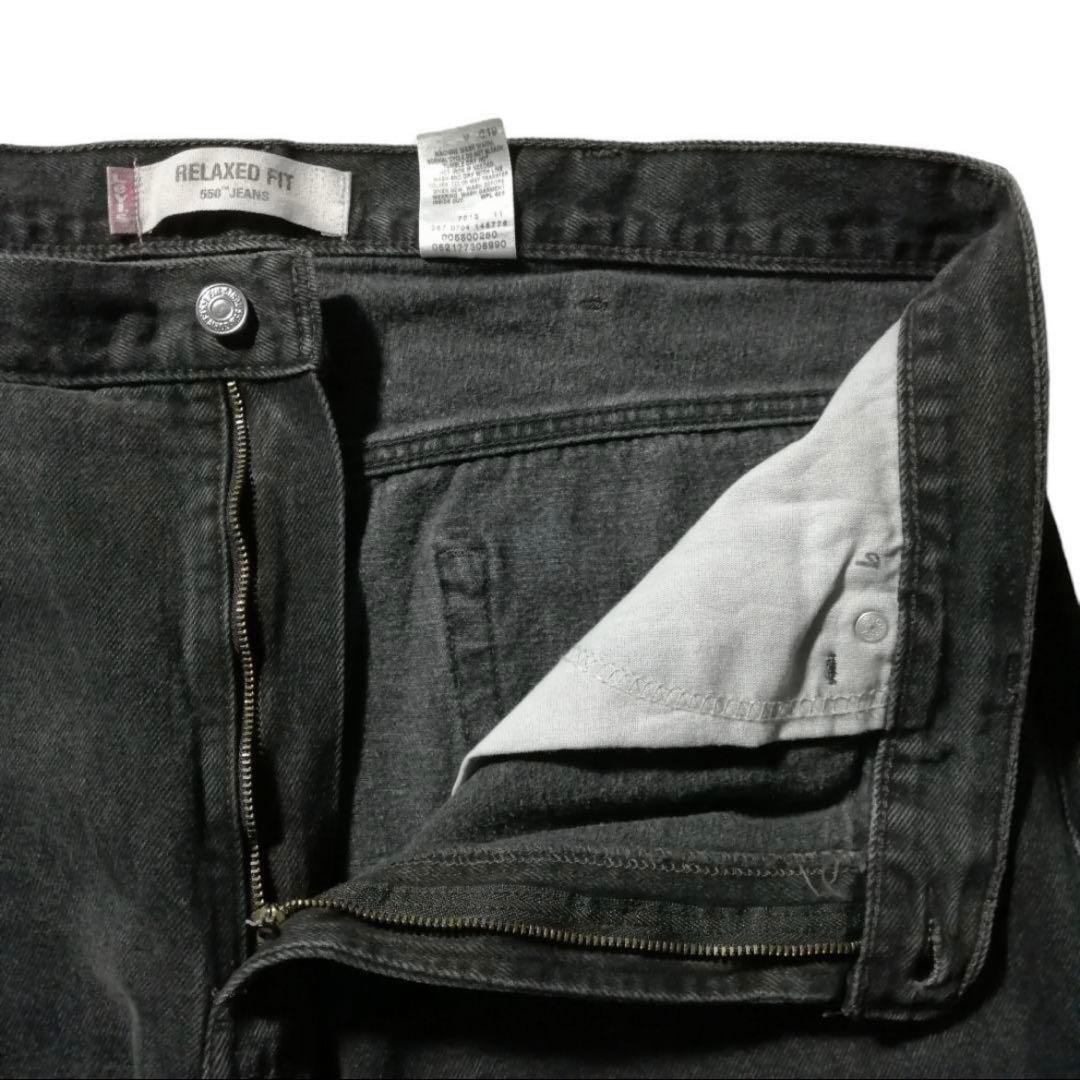 00s リーバイス550 Levis ブラックデニム ジーンズ 極太 バギー 00s リーバイス550 Levis ブラックデニム ジーンズ 極太 バギー