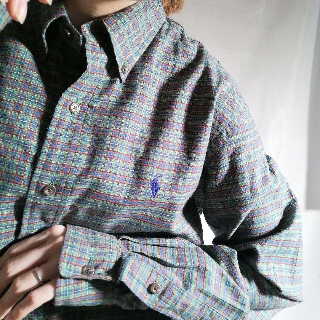 美品 90s ラルフローレン RALPH LAUREN CUSTOM FIT カスタム 美品 90s ラルフローレン RALPH LAUREN CUSTOM FIT カスタム