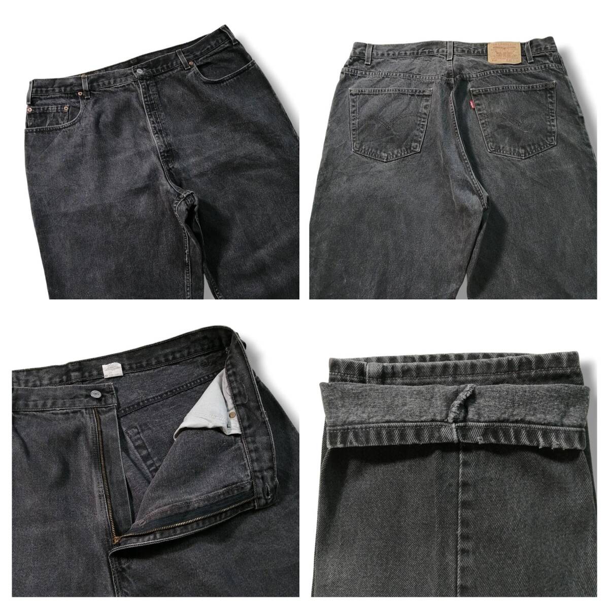 90s リーバイス560 Levi's ブラックデニムパンツ ジーンズ 極太 90s リーバイス560 Levi's ブラックデニムパンツ ジーンズ 極太