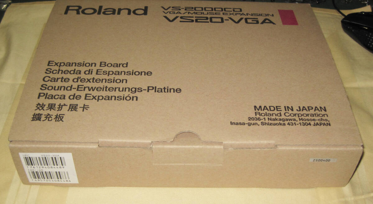 *Roland VS20-VGA Expansion Option Board VS-2000CD/VS-2480/MV-8800 *OK!!*MADE in JAPAN*