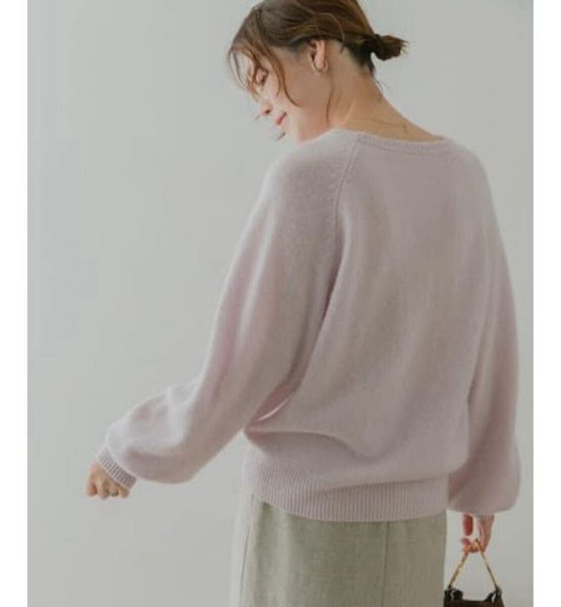 ☆URBAN RESEARCH by ROSSOアーバンリサーチロッソカシミアクルーネックニット_画像4