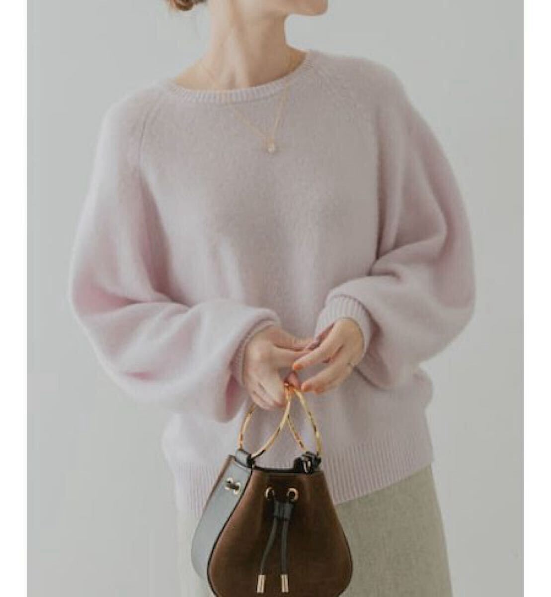 ☆URBAN RESEARCH by ROSSOアーバンリサーチロッソカシミアクルーネックニット_画像5