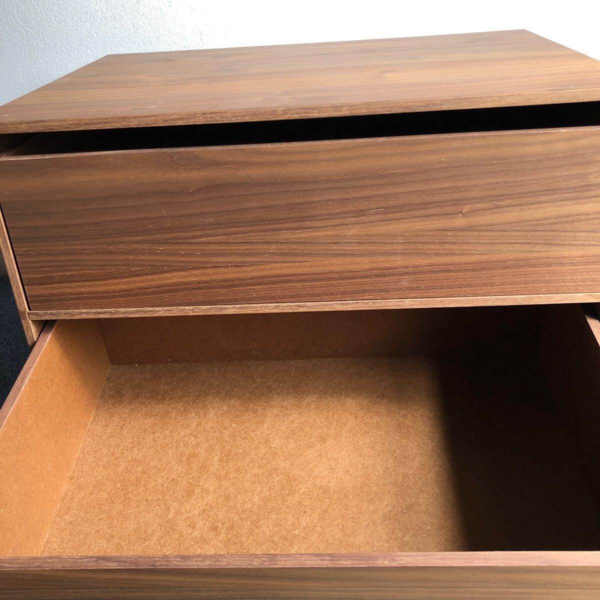 無印良品 ユニットシェルフ用 ボックス /木製収納ケース・引出式 無印良品 ユニットシェルフ用 ボックス /木製収納ケース・引出式