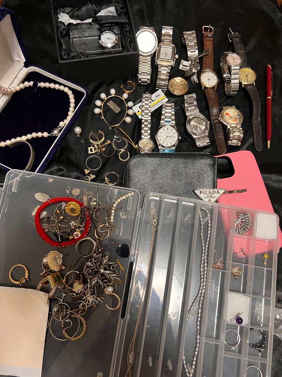 18金 10金 925 アクセサリー 時計　指輪 ピアス　ブランド　1.5キロ まとめ K18 K14 K10など色々