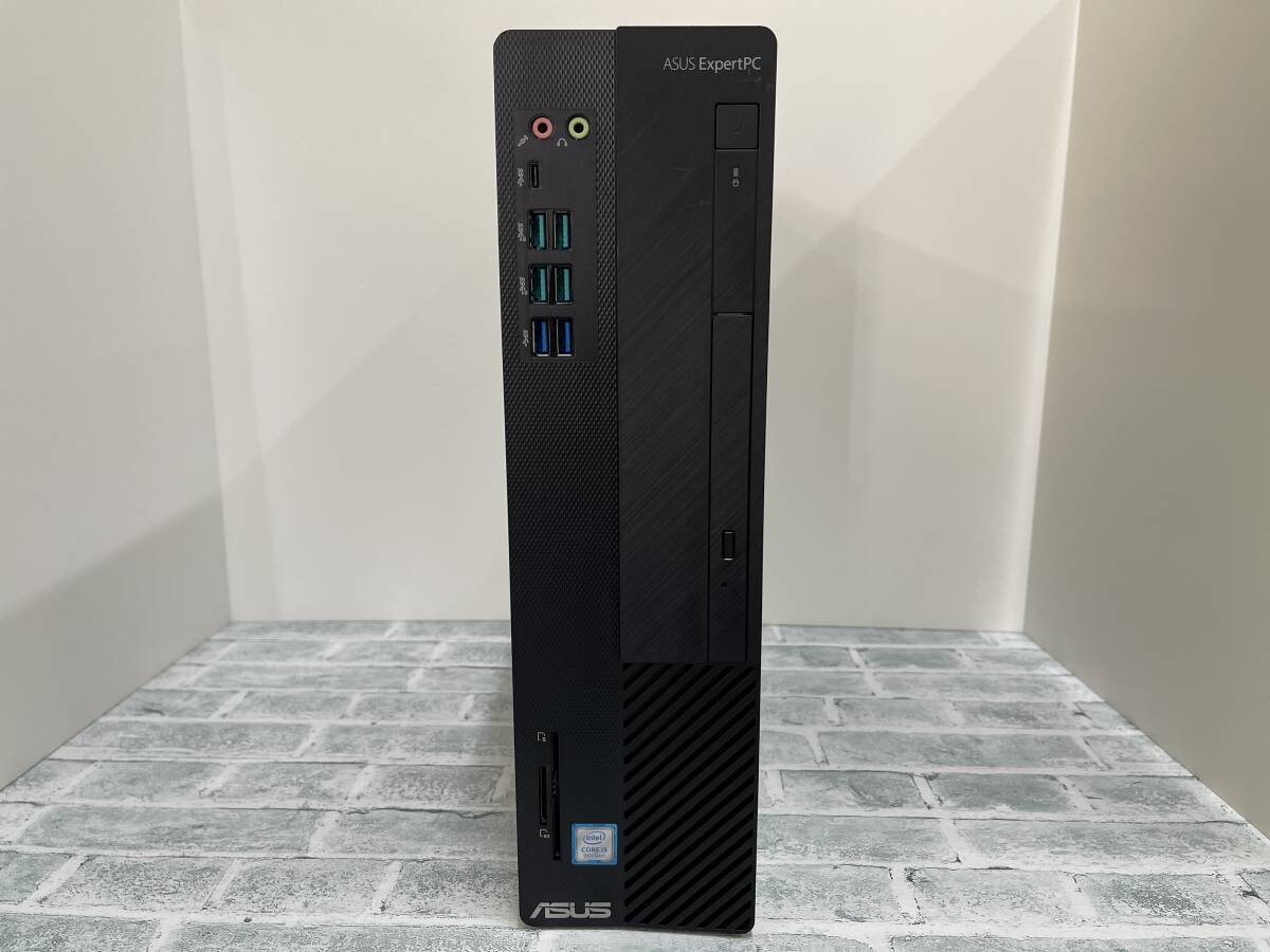 【動作保証】ASUS ExpertPC D6414SFF デスクトップ ■第9世代Intel Core i5-9400■メモリ8GB+SSD256GB+DVD■Win11■Wi-Fi内蔵 ◎Z6J41