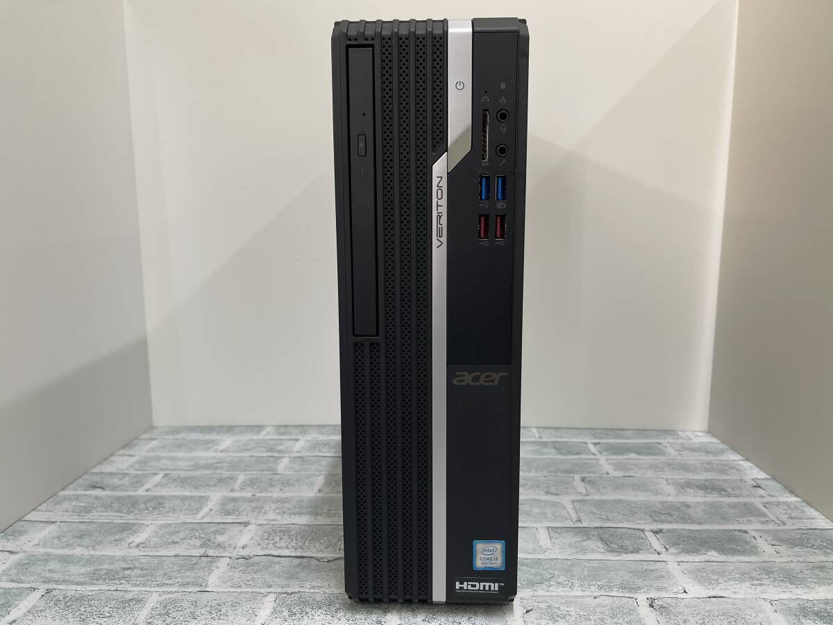 【動作保証】acer Veriton X2660G デスクトップ ■第8世代Intel Core i5-8400■メモリ8GB+SSD256GB+DVD■Win11■Wi-Fi子機付き ◎Z6J54