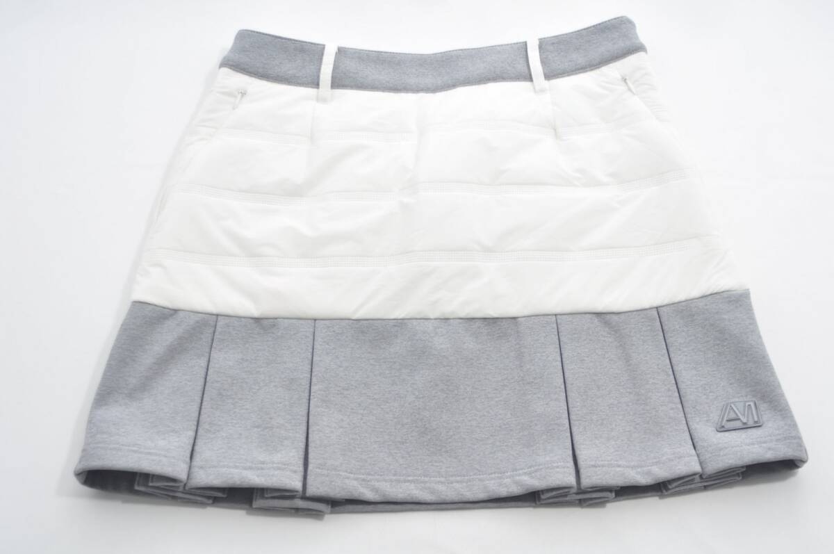 coco 中古 マスターバニーエディション レディース スカート 1(M) 白×グレー 中綿入り 裏起毛 レターパックプラス発送可 86086